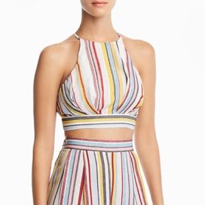 Aqua Halter Top